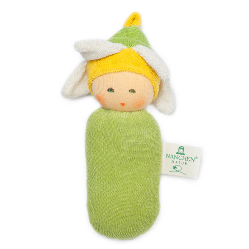 Nanchen Nature Organic Doll Rattle · Daisy