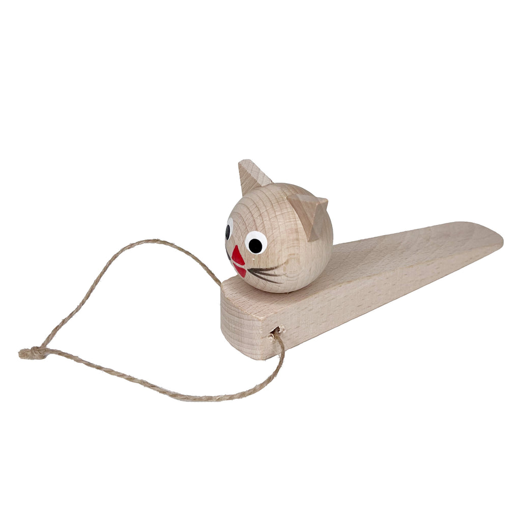 Natural Cat Door Stop