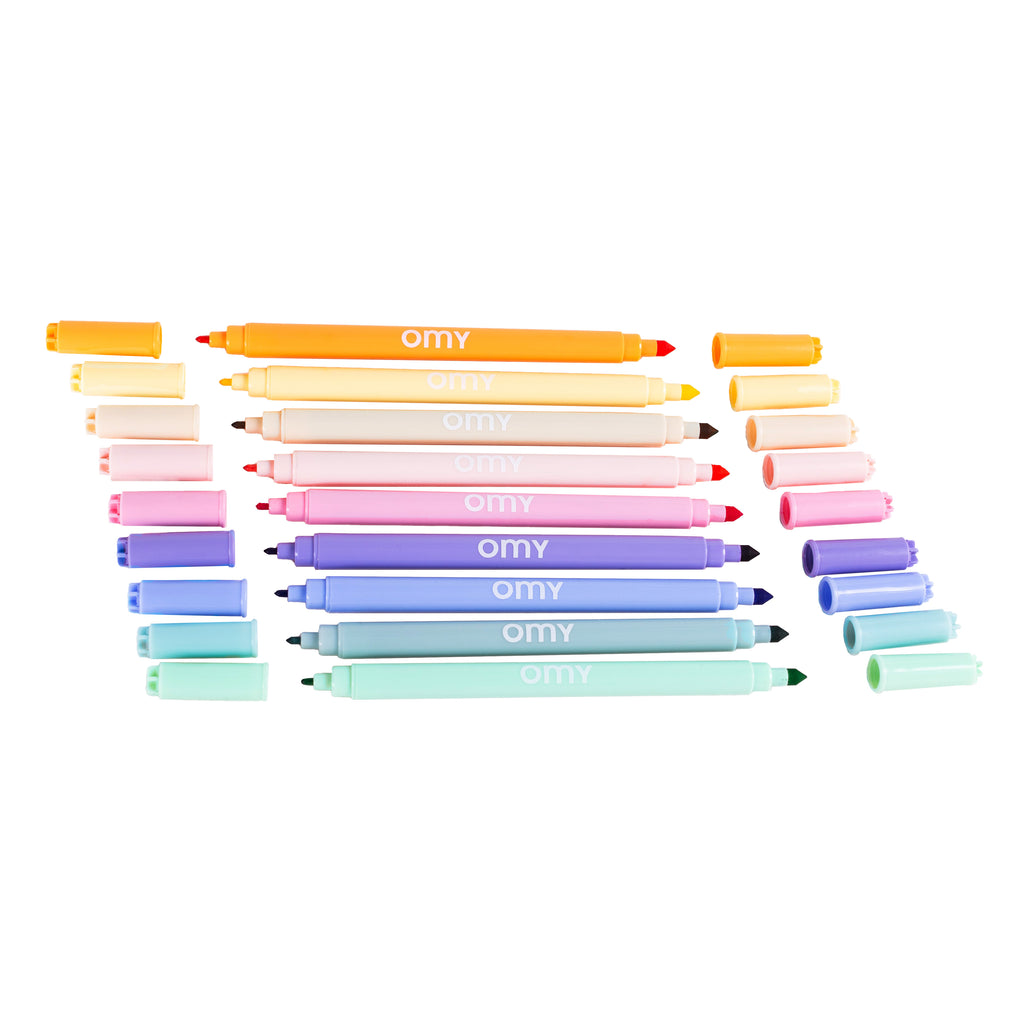 Omy 9 Piece Pastel Marker Set