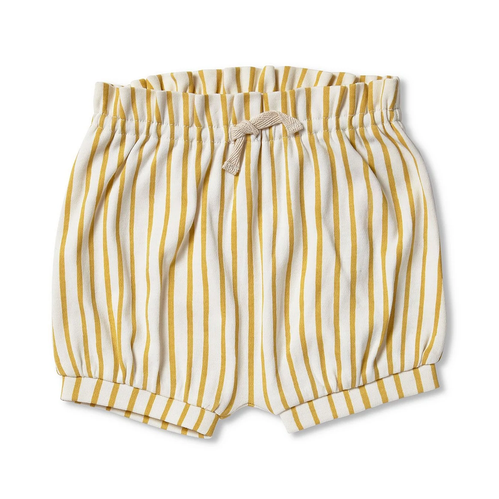 Pehr Organic Shorts  · Marigold Stripes
