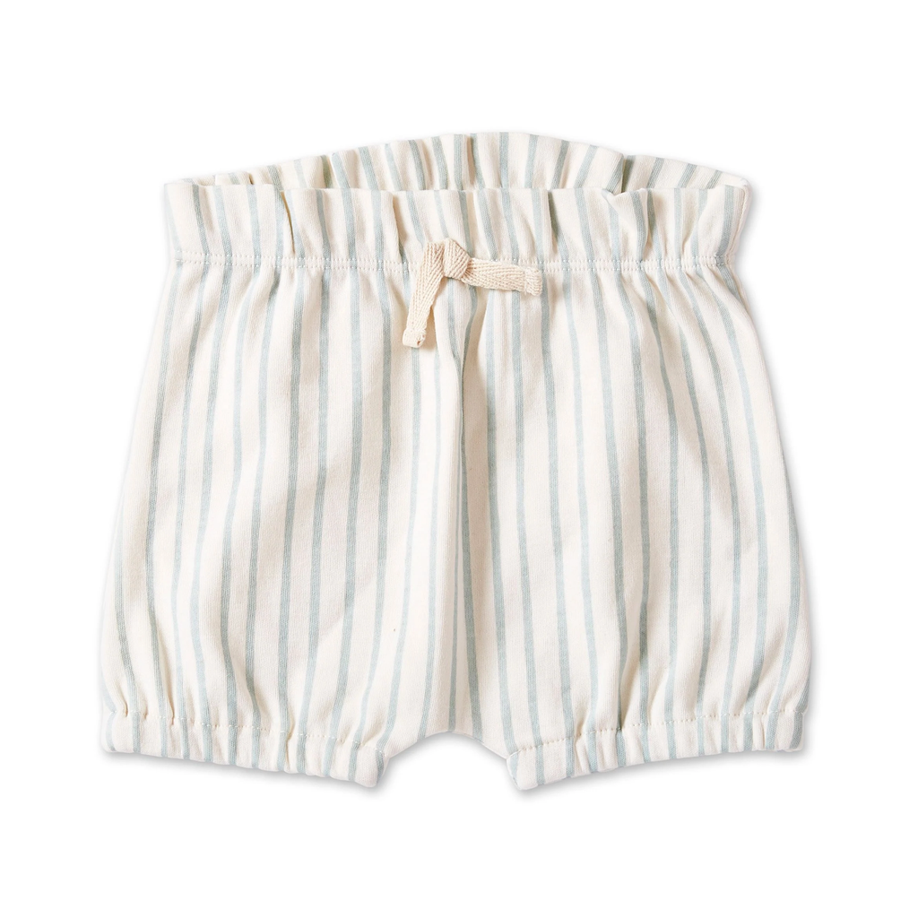 Pehr Organic Shorts · Sea Blue Stripes