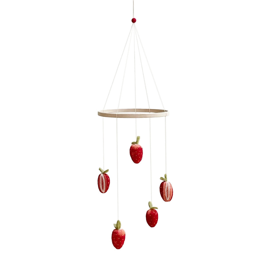 Petit Felts Decorative Mobile · Strawberries