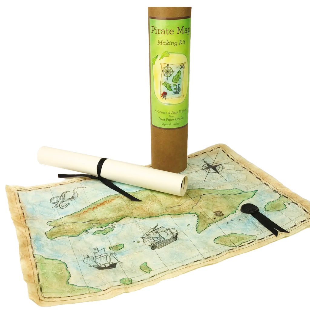 Pied Piper Crafts Pirate Map Making Kit