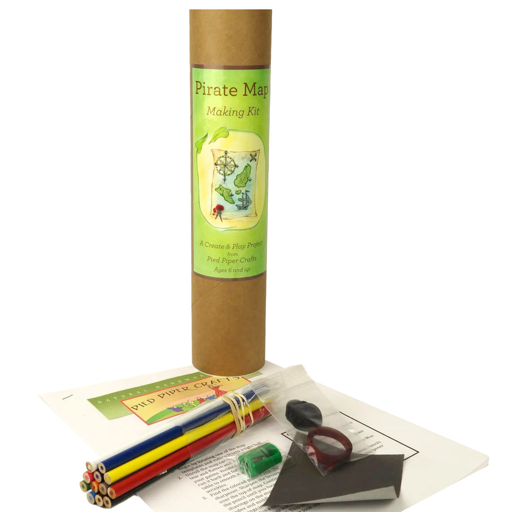 Pied Piper Crafts Pirate Map Making Kit | Acorn Toy Shop