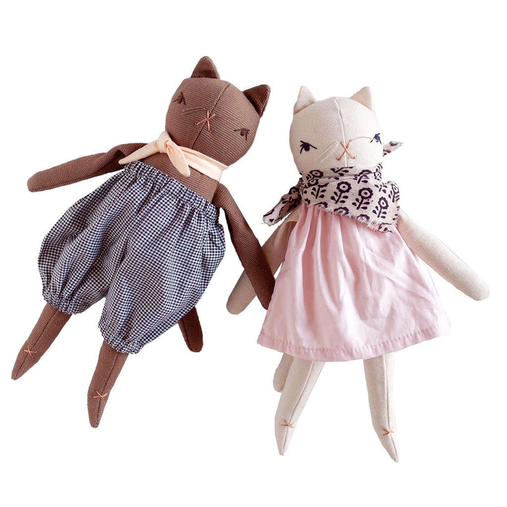 Polka Dot Club Little Cats · Brown or Cream