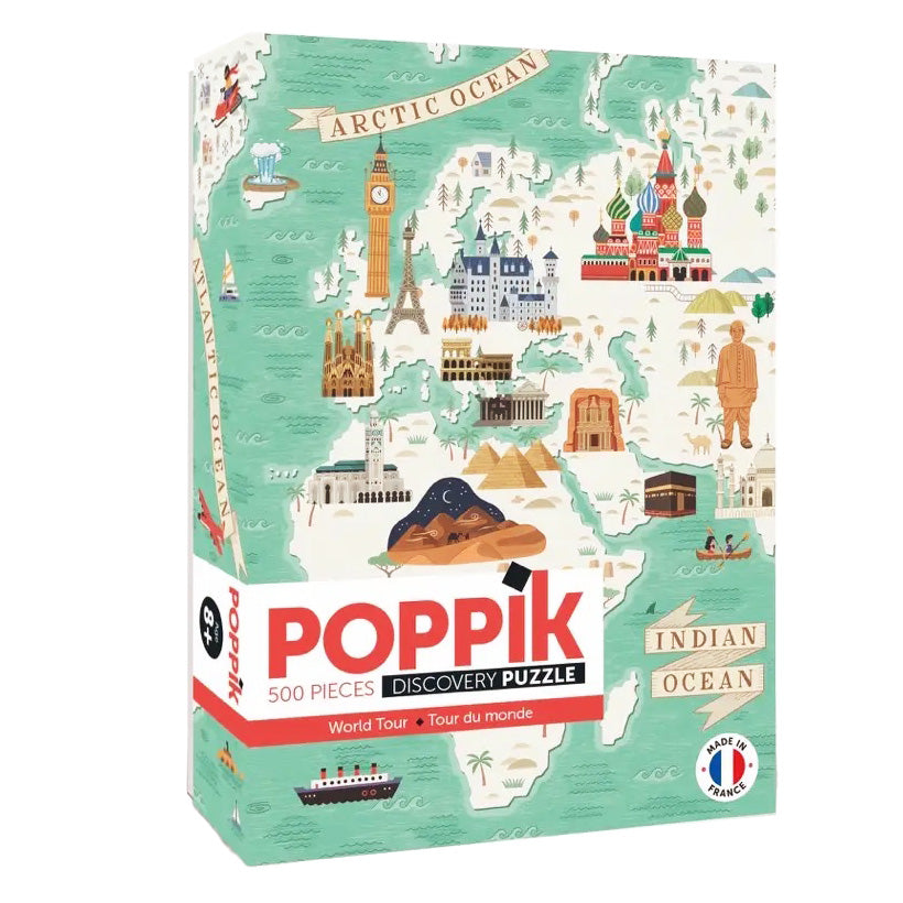 Poppik 500 Piece Around the World Puzzle