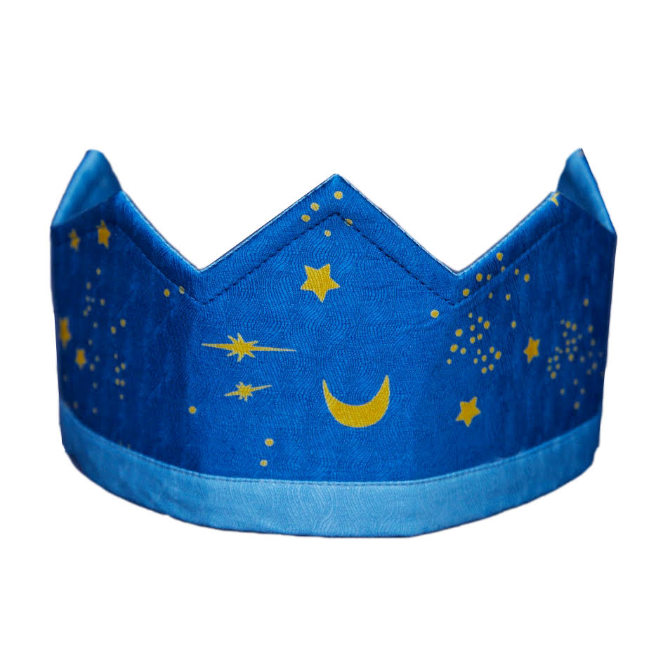 Sarah's Silks Reversible Crown · Starry Night