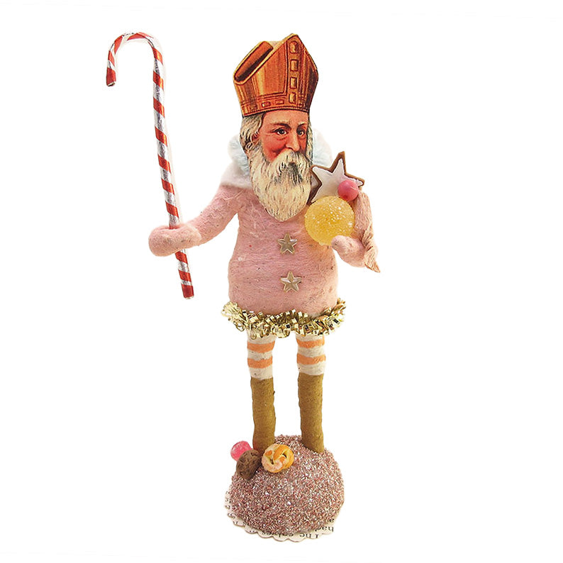 Vintage By Crystal Sweet Treats Santa Decorative Figurine