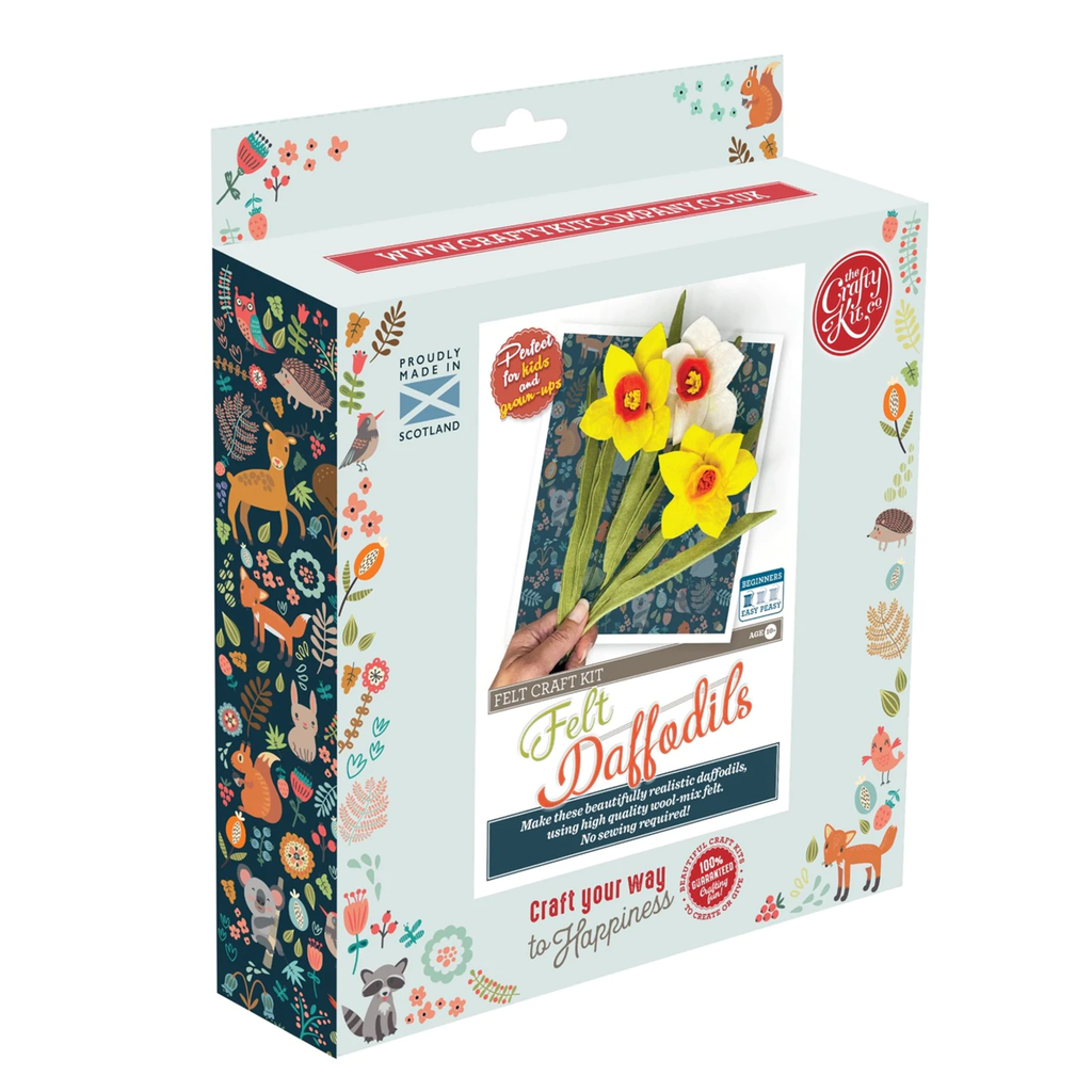 The Crafty Kit Company DIY Felt Daffodils
