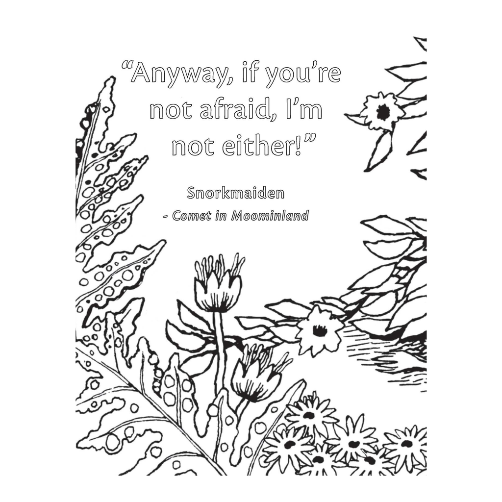 The Moomin Coloring Book by Tove Jansson