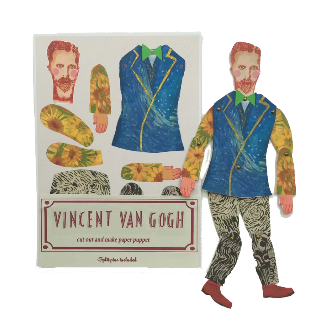 Vincent Van Gogh Cut and Create Paper Puppet