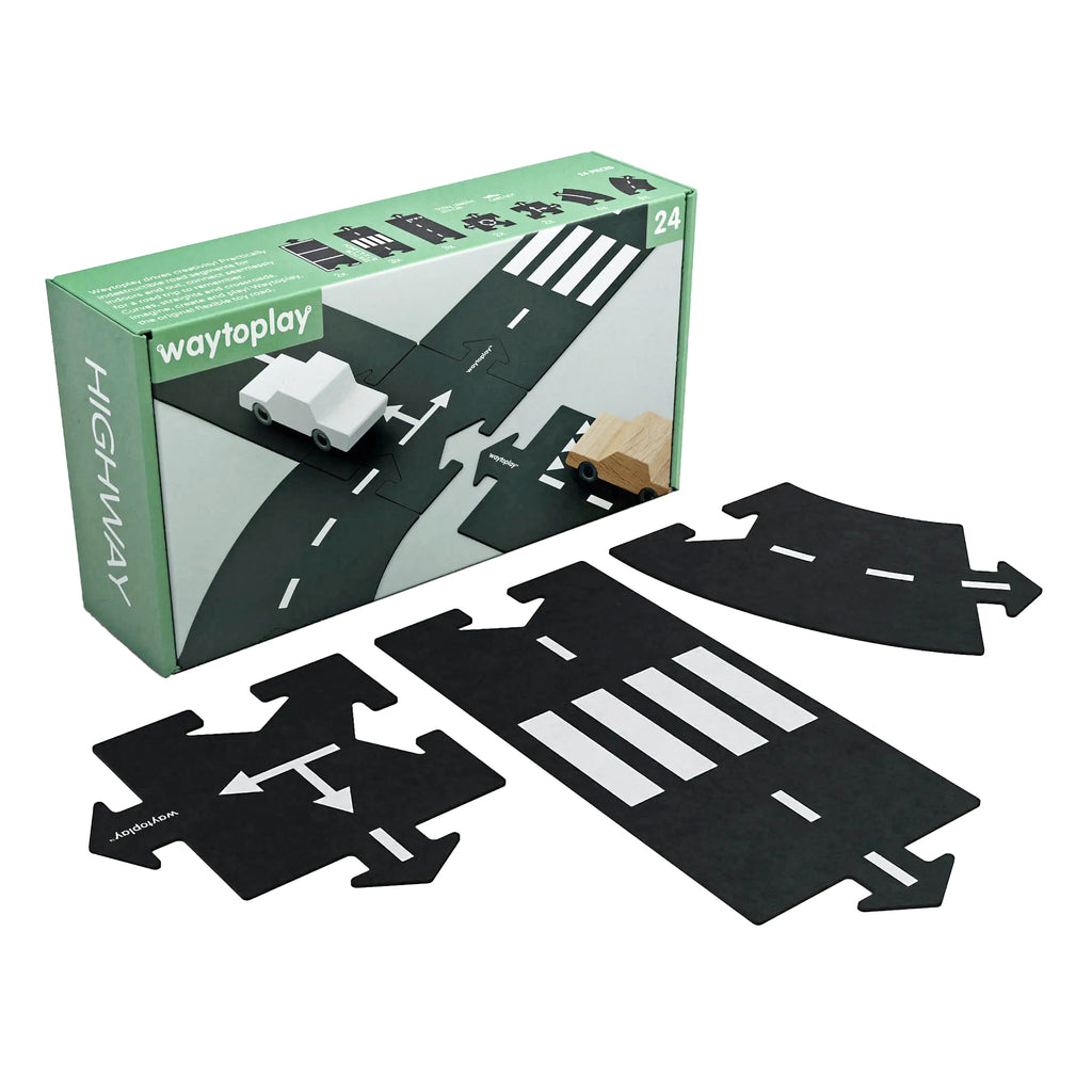 Waytoplay Highway 24 Piece Road Set