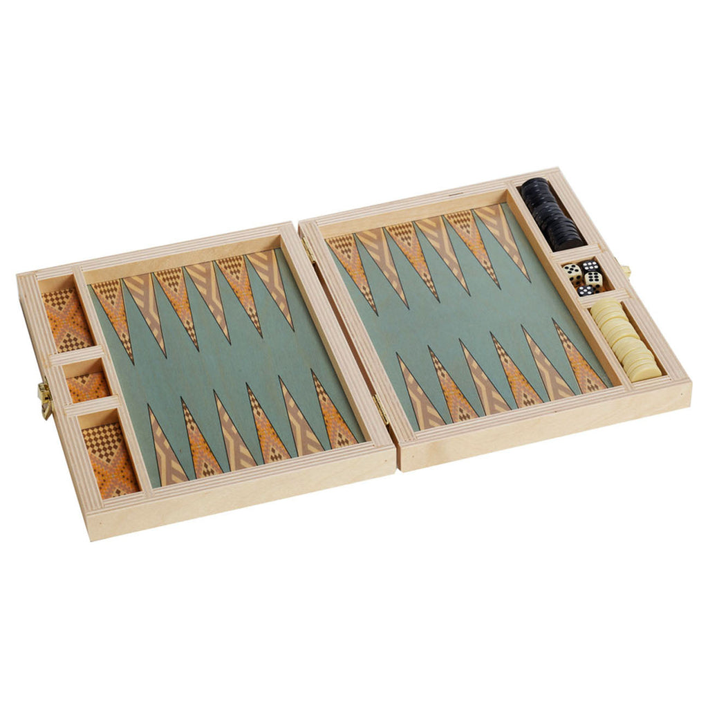 Wolfum Faye Travel Backgammon Set