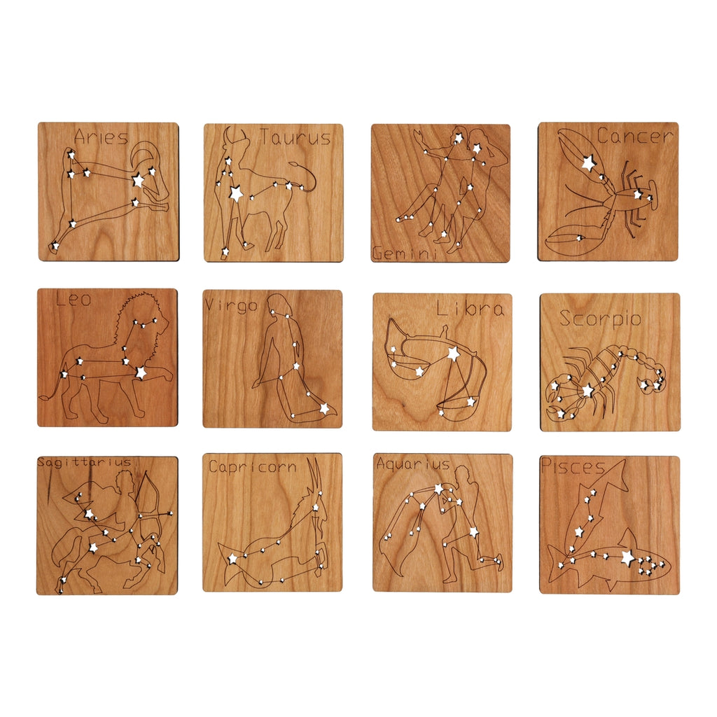 Wooden Constellation Tiles