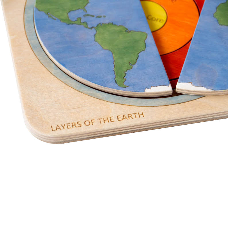 Wooden Earth Puzzle