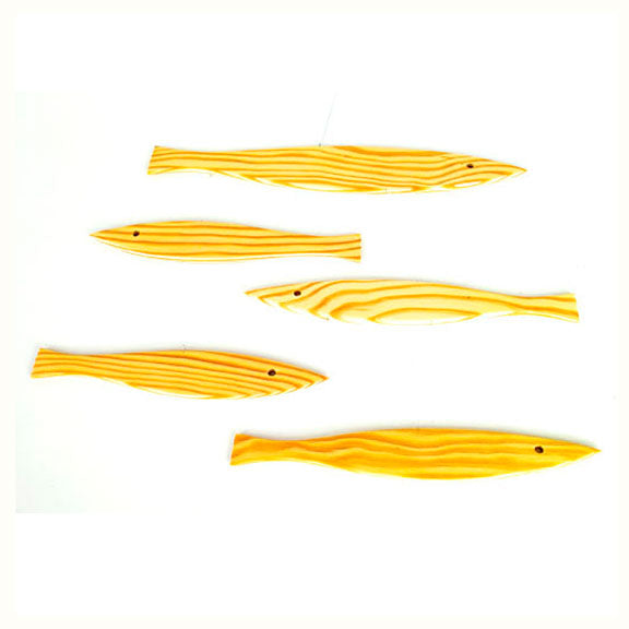 Wooden Fish Mobile