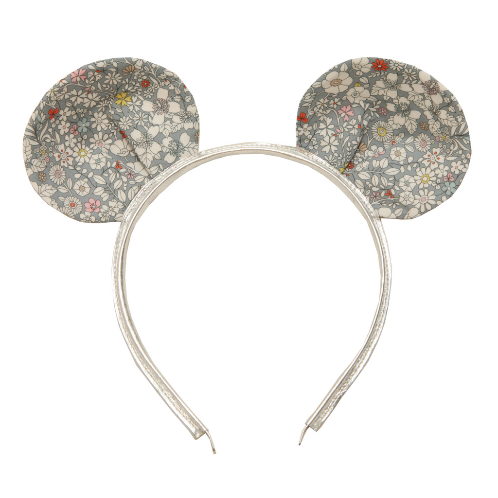 Woodstock London Blue Floral Mouse Headband