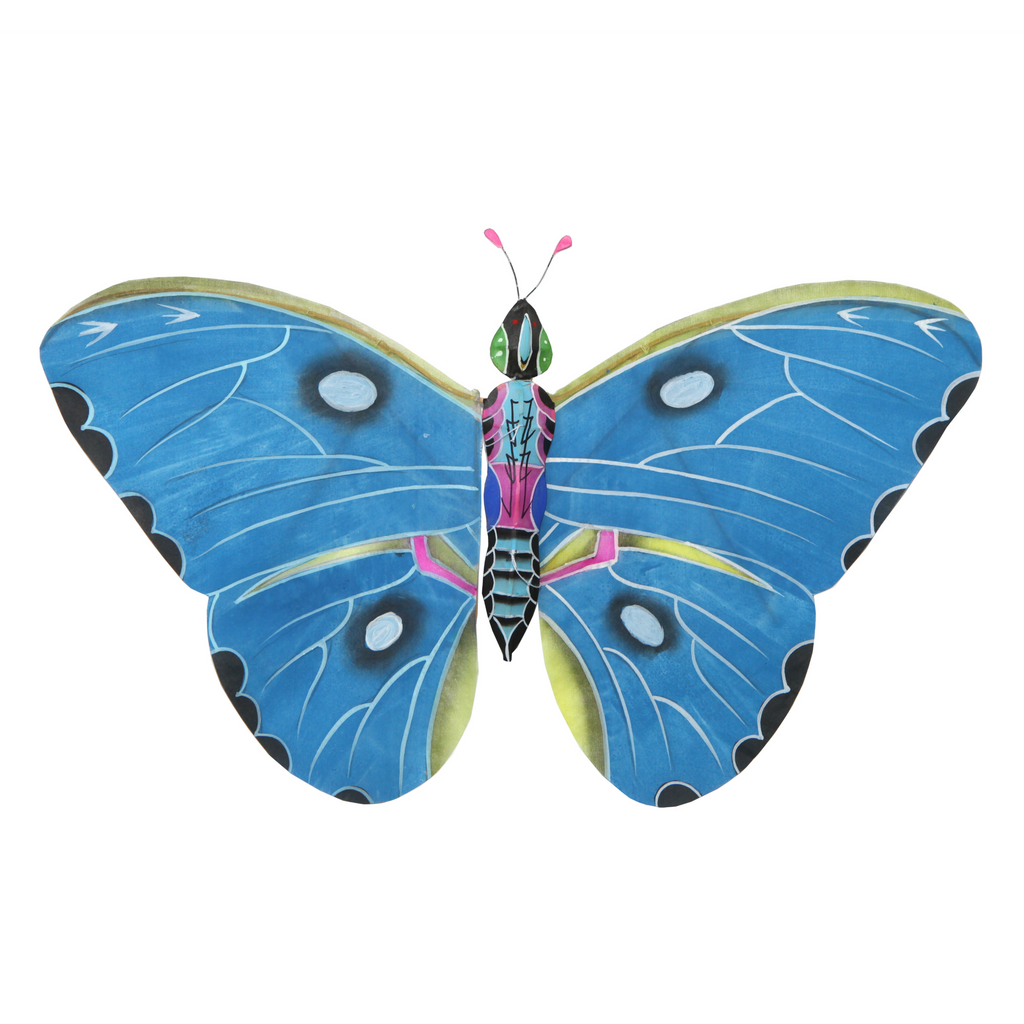 Silk Butterfly Mobile · Blue