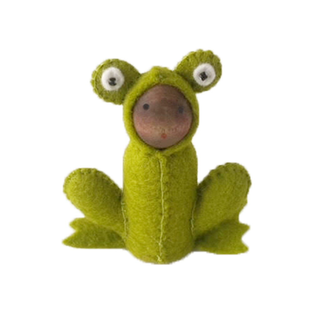 Frog Peg Doll · Brown