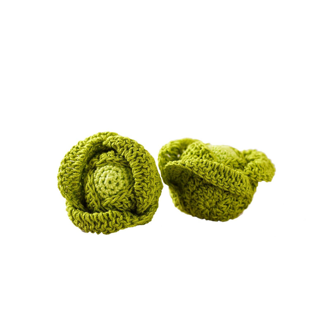 Crocheted Brussels Sprout Set