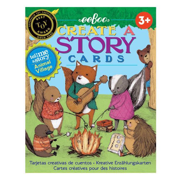 EeBoo Animal Village Create a Story Card Set