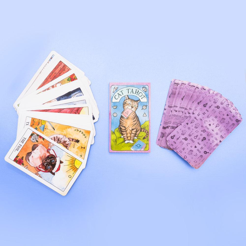 Cat Tarot: 78 Cards & Guidebook