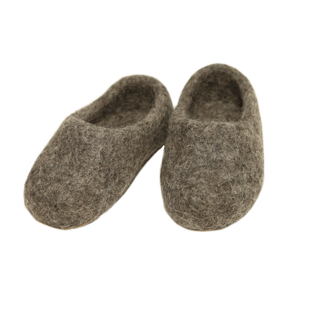 Felt Slippers · Charcoal