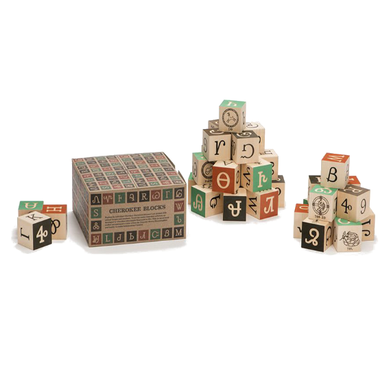 Uncle Goose Cherokee Syllabary Blocks