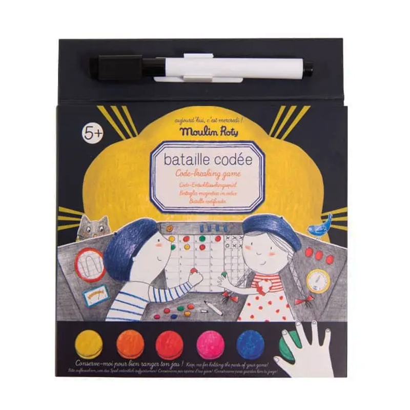 Moulin Roty Travel-Sized Code Breaking Game | Acorn Toy Shop