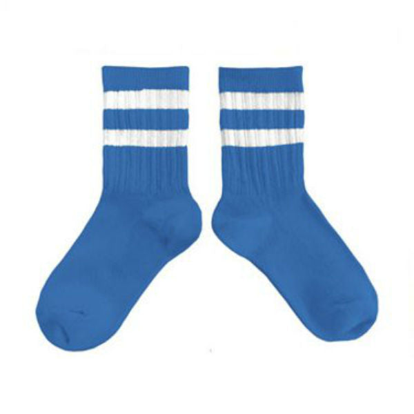 Collegien Varsity Ankle High Socks · Cobalt
