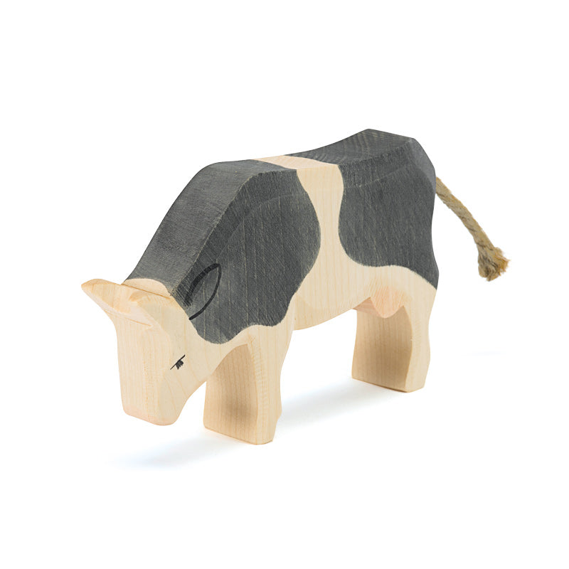 Ostheimer Black and White Spotted Cow Eating