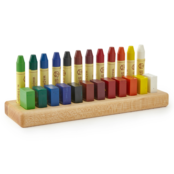 Wooden Crayon Holder · 24 Crayons