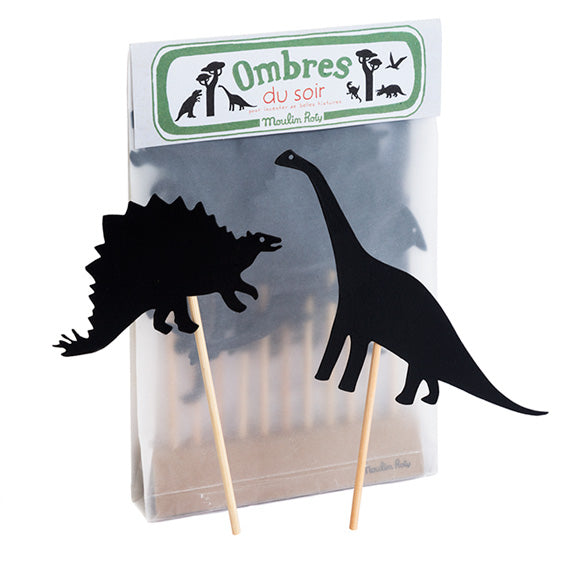 Moulin Roty Dinosaur Shadow Puppet Set 