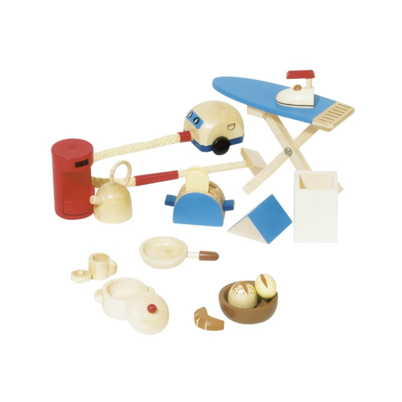 Goki Dollhouse Kitchen Accessories Set