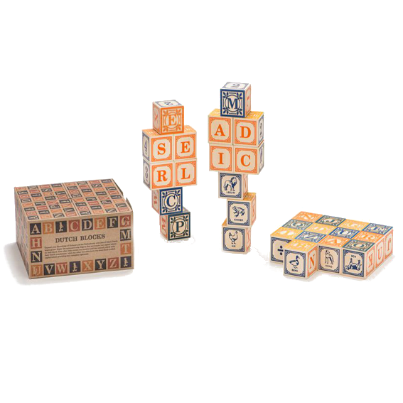 Uncle Goose Dutch Alphabet Blocks