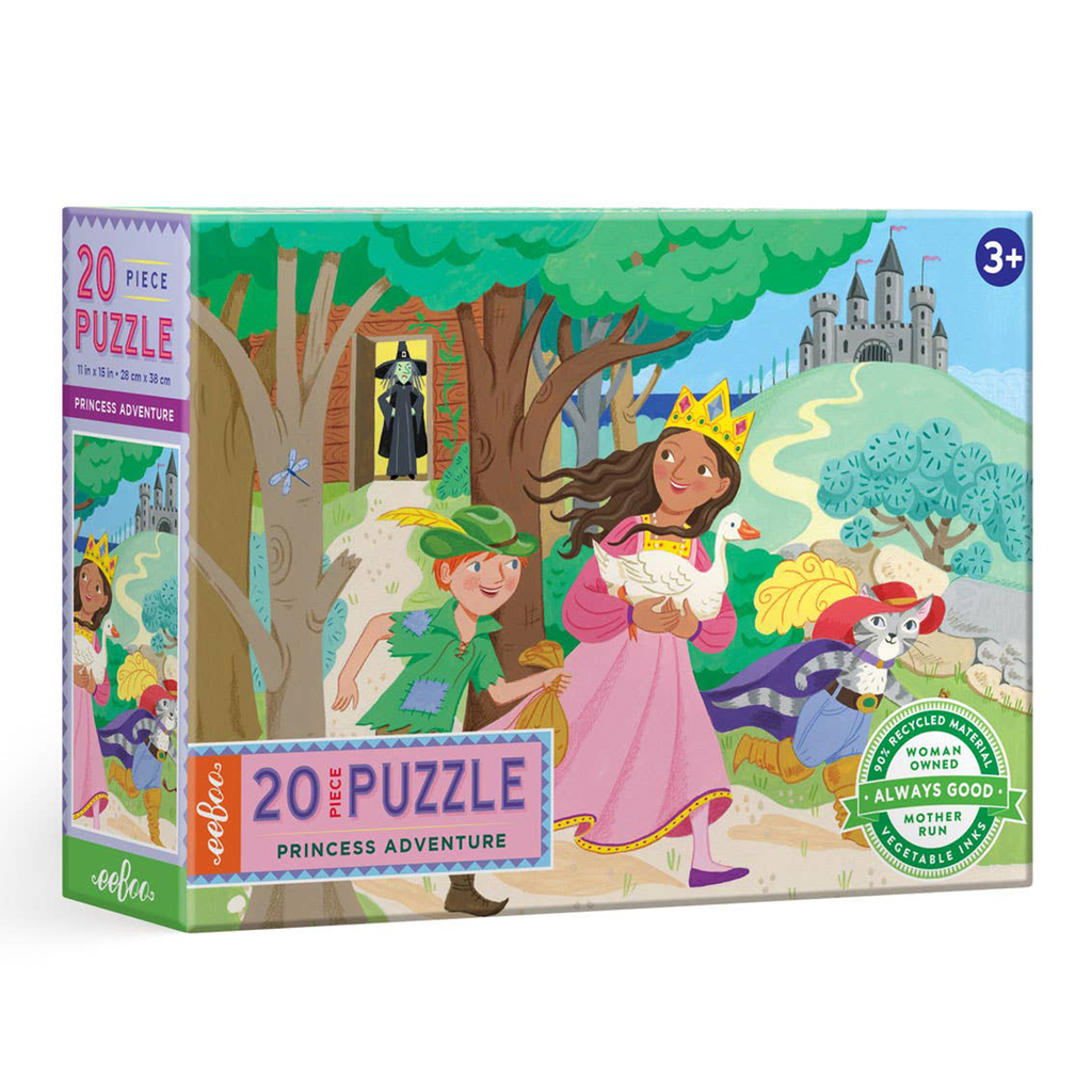 Eeboo 20 Piece Princess Adventure Big Puzzle