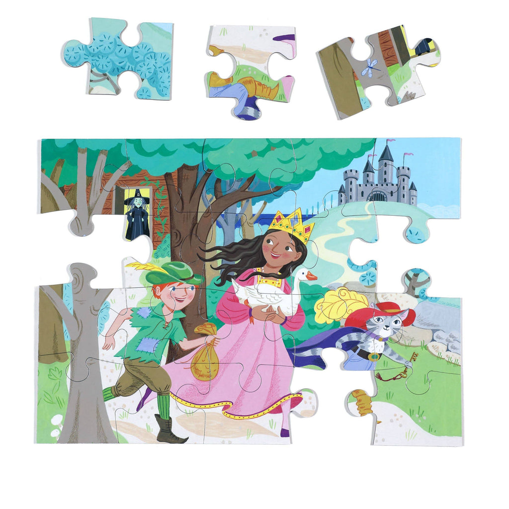 Eeboo 20 Piece Princess Adventure Big Puzzle