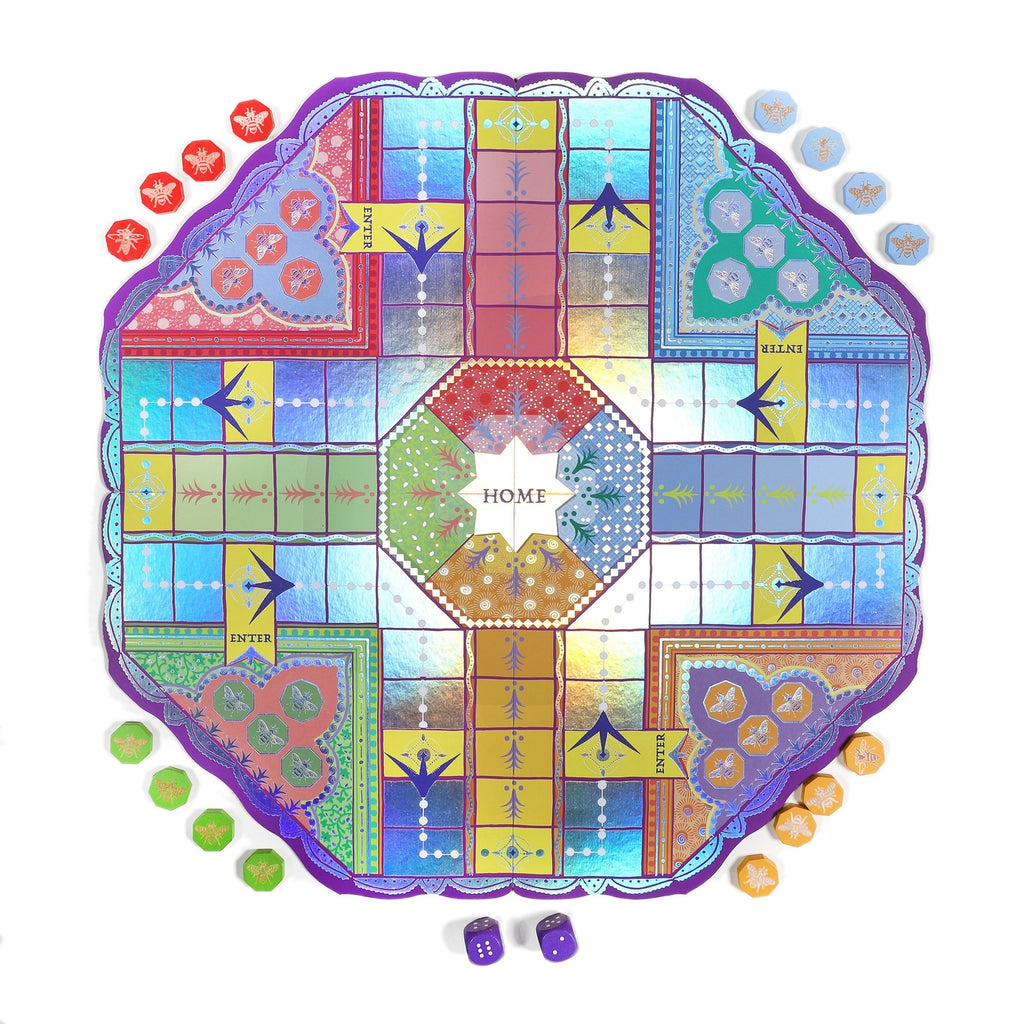 Eeboo Fancy Pachisi Board Game