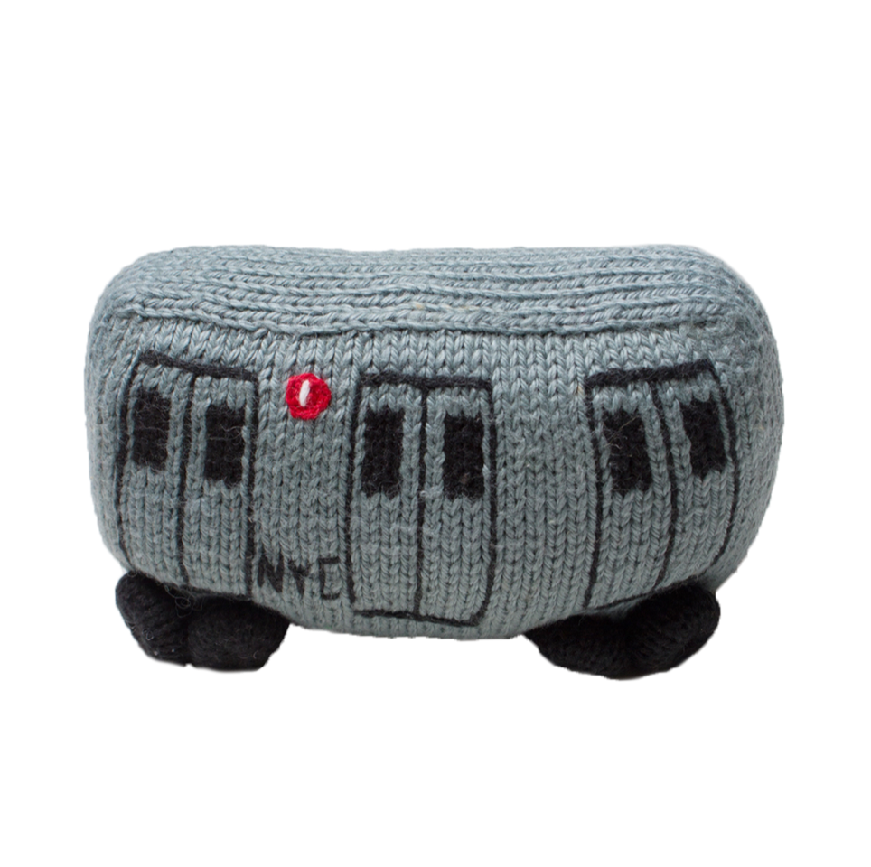 Estella Organic Subway Train Car Organic  Rattle