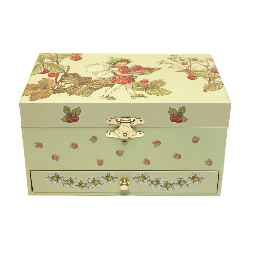 Strawberry Flower Fairy Music Box