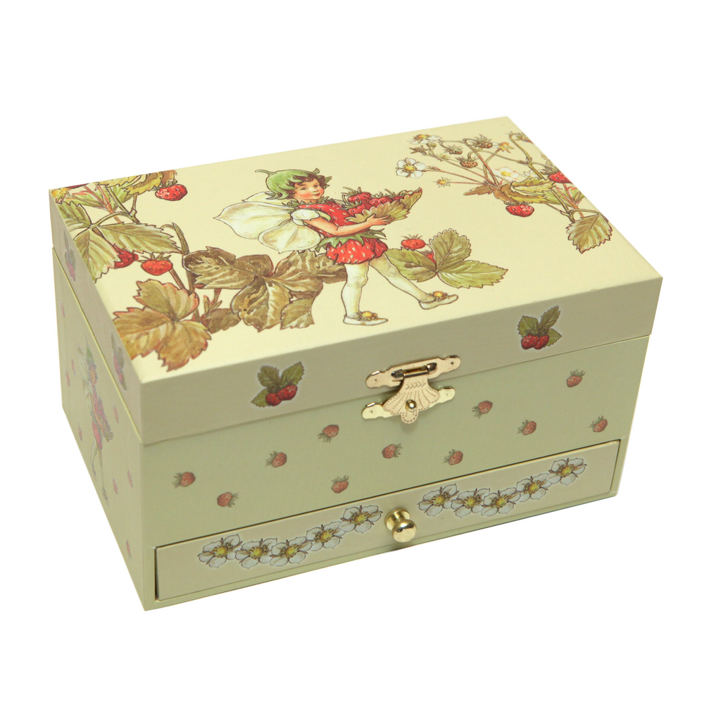 Strawberry Flower Fairy Music Box