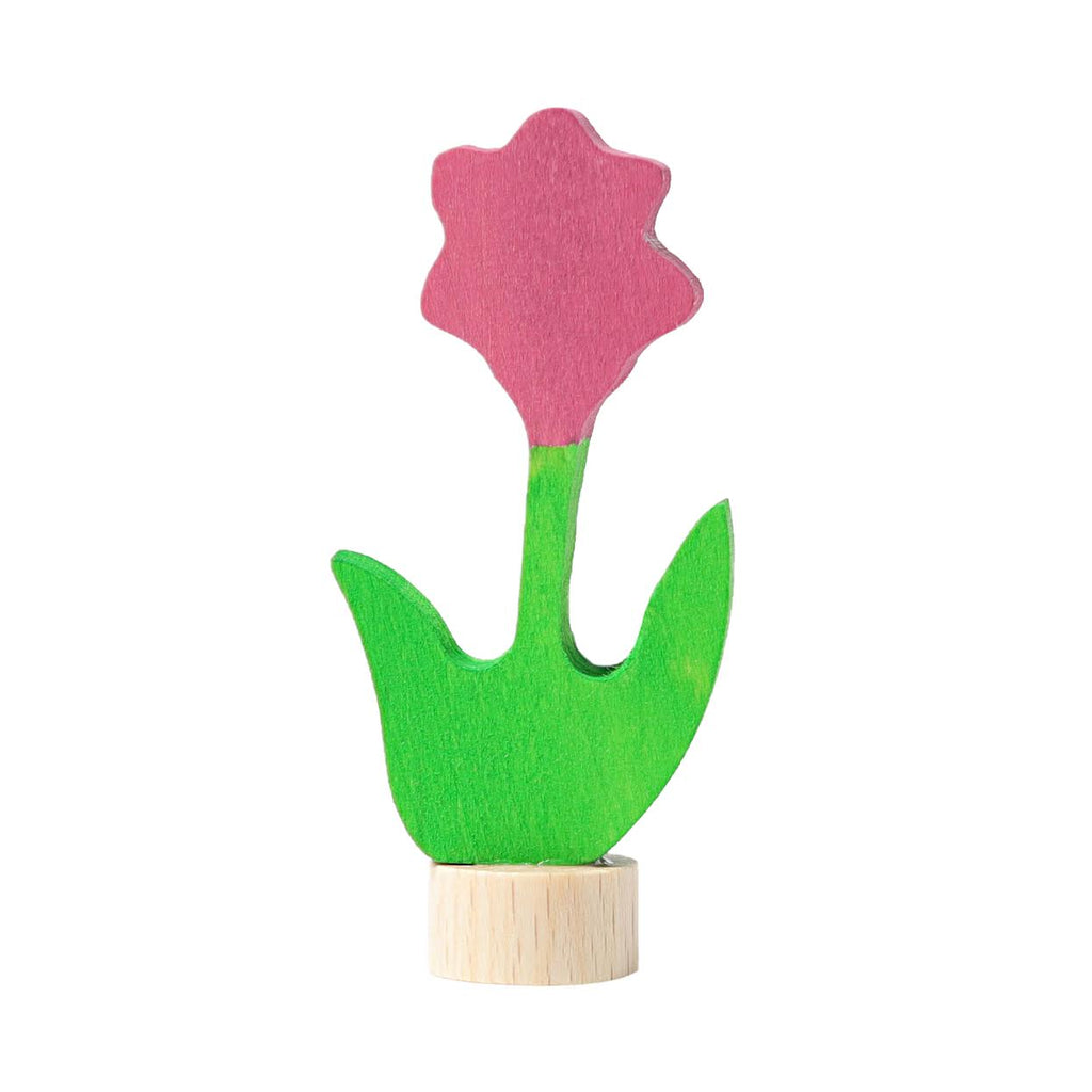 Grimm's Decorative Figurine · Pink Flower
