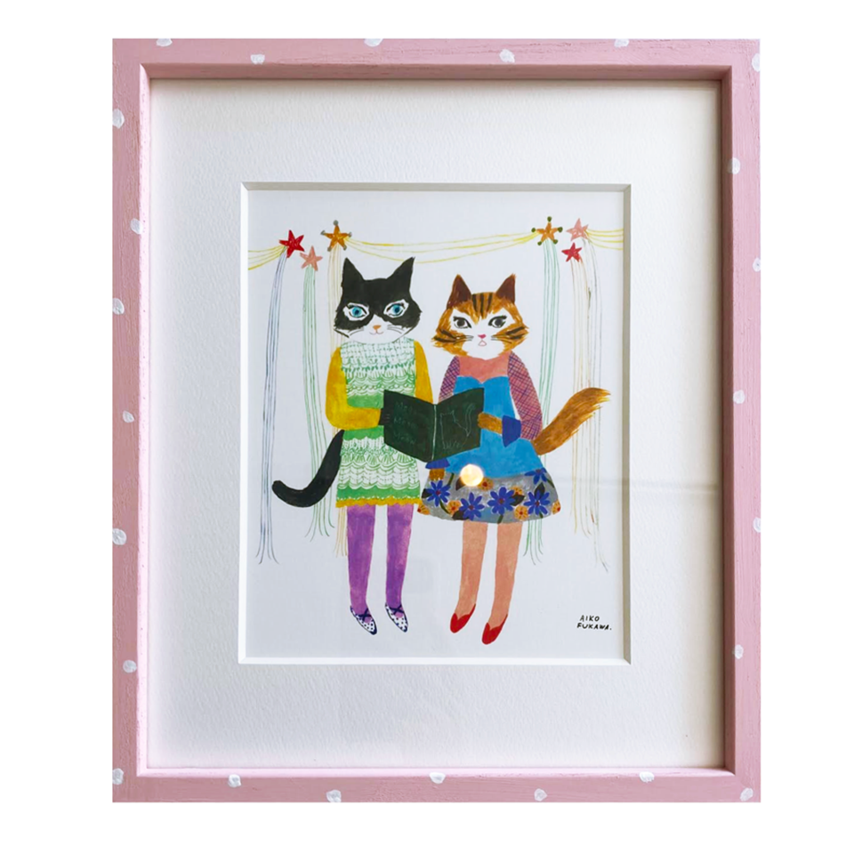 Aiko Fukawa Framed Print · Cat Friends