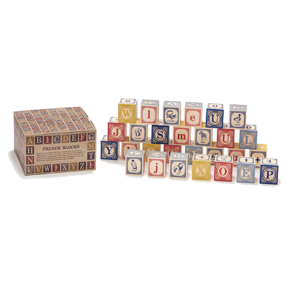 Uncle Goose French Alphabet Blocks