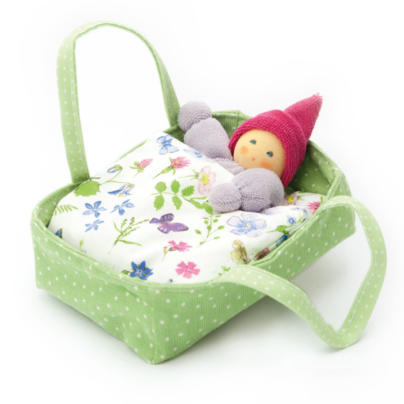 Doll and Green Bed Set