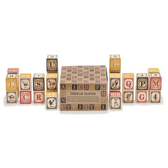 Uncle Goose German Alphabet Blocks