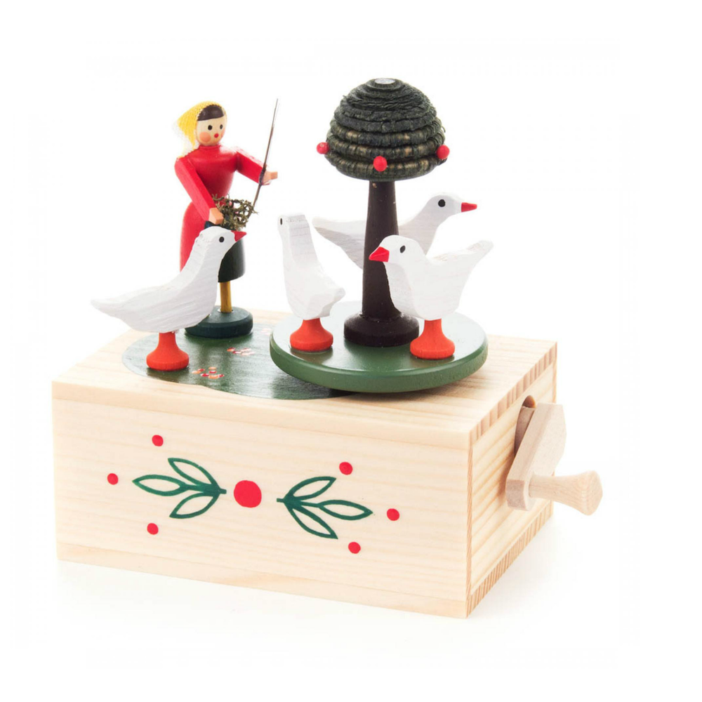 Goose Girl Music Box