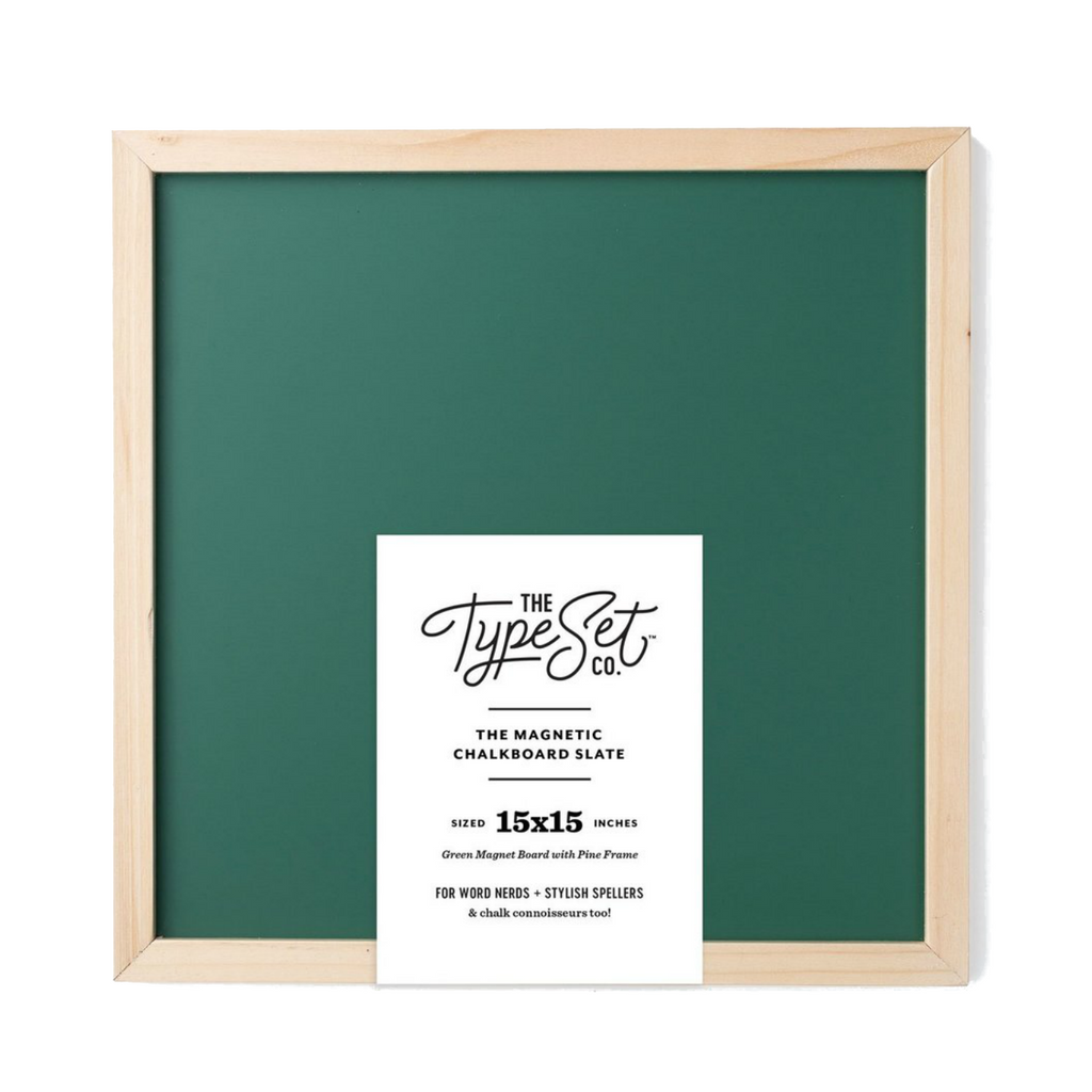 The Type Set Green Magnetic Letter Slate