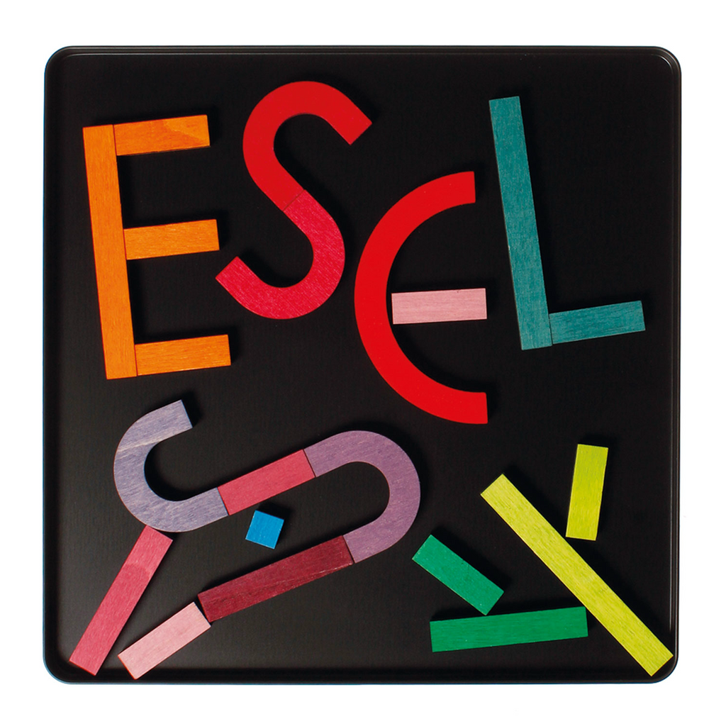 Grimm's Magnetic Letter Shapes Set