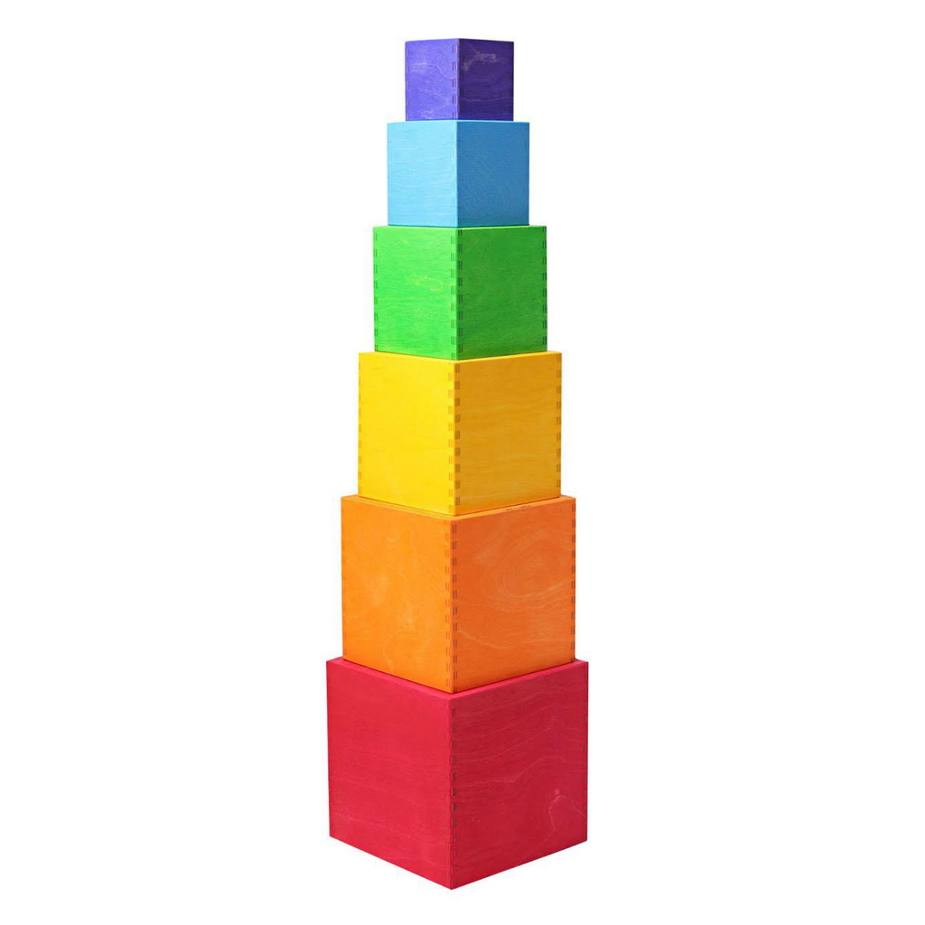 Grimm's Large Rainbow Box Stack